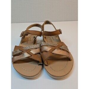 Crown Vintage Size 8 Toddler Sandals Brown